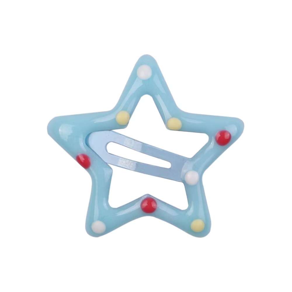 JEPIT BINTANG MIX WARNA | hair clips jepitan rambut motif bintang isi 100 pcs isi 50 pcs  pcs untuk anaK-anak & remaja jepit bintang gliter jepit bintang polkadot volly set 1 y2k aksesoris douyin