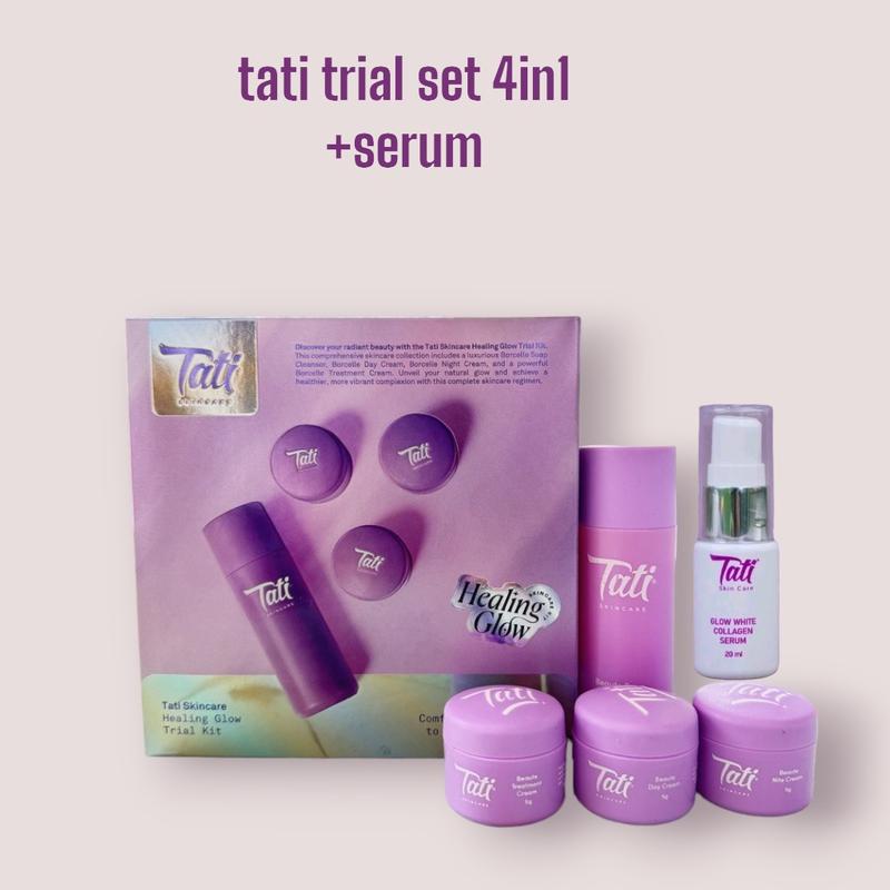 Product Introduction of TATI SKINCARE +SERUM CREAM TATI SATU SET 5in1 MENCERAHKAN 1