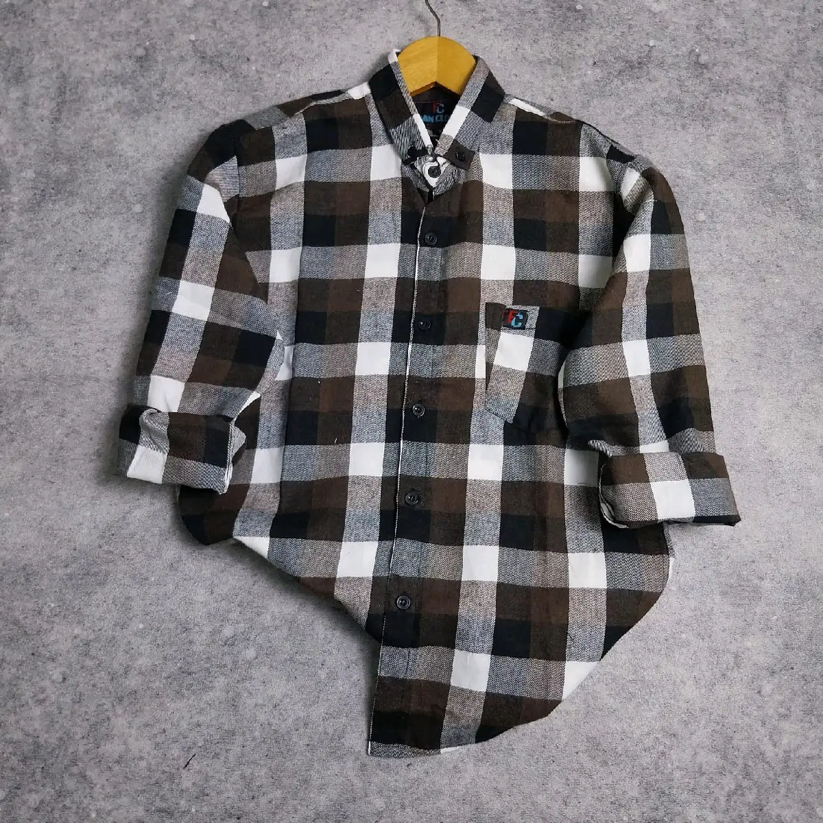 Kemeja Flanel Anak Motif Kotak Kotak Bestsseller Umur 6-13 Tahun Fashion