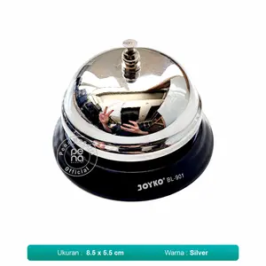 Bel Meja | Call Bell Joyko BL-901 902 Desk Bell Restoran Hotel Resepsionis Silver