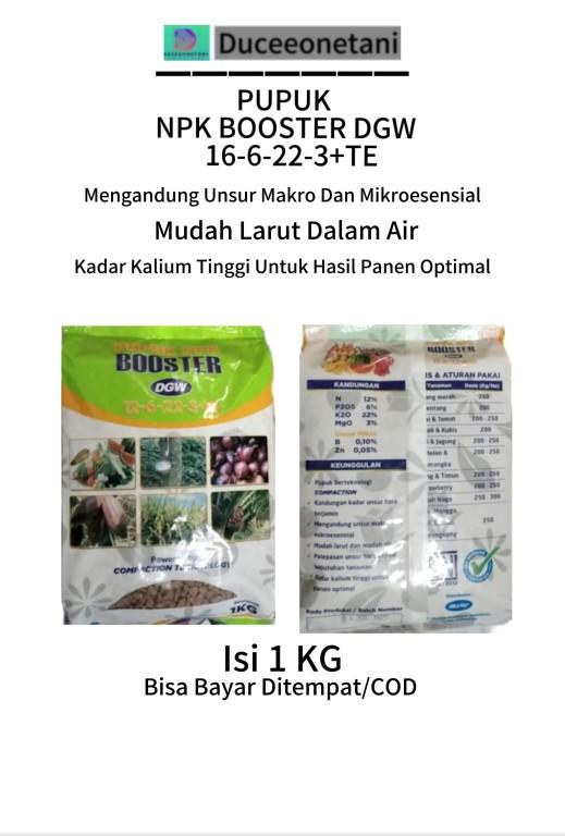 Product Introduction of Terlaris Pupuk NPK BOOSTER DGW 16-6-22-3+TE Kemasan 1 kg Original 100% Kemasan Pabrik Tanaman 7