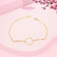 Gambar Kimora - Gelang Rantai Rhodium Wanita Karma Yuna Gtr149 - GTG00R149 - GOLD dari Kimora Jewelry Kota Denpasar 1 Tokopedia