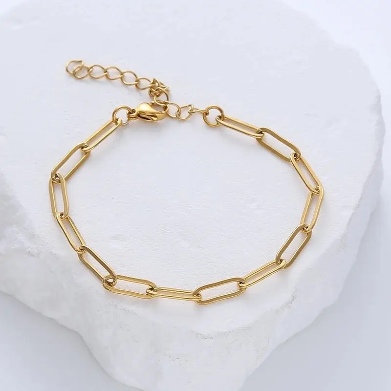 Gelang Kaki Rantai Polos Titanium Wanita - Model Terbaru