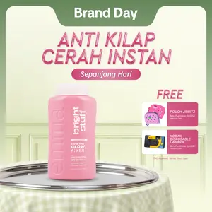 [BRAND DAY] NEW! Emina Bright Stuff Loose Powder 55 g - Bedak Tabur Cerah Instan, Hasil Matte, Oil Control
