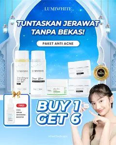 LUMIWHITE - Paket Acne Care Lengkap Untuk Jerawat (FREE 1 WHITENING BOOSTER)