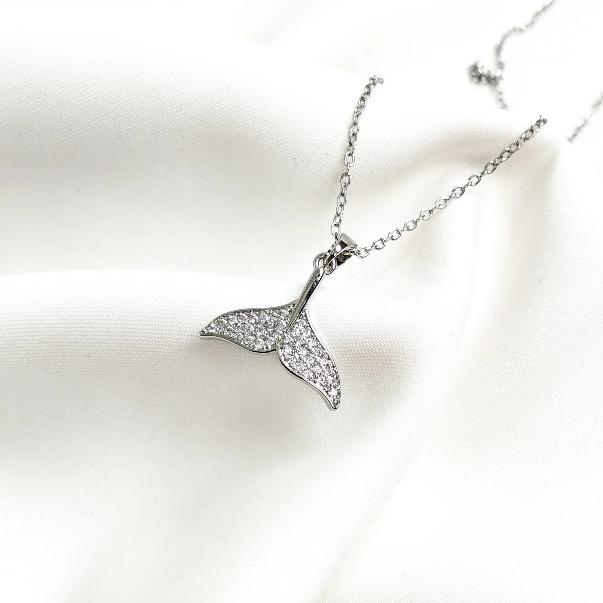 Kalung LiontinEkor Mermaid -L4- Necklace Wanita Silver Mermiad Laut Titanium Accecoris Harian Korea