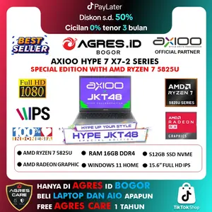 Axioo Hype 7 Amd Ryzen 7 5825U Ram 16gb SSD 512gb Windows 11 Pro 14.0 Full HD IPS