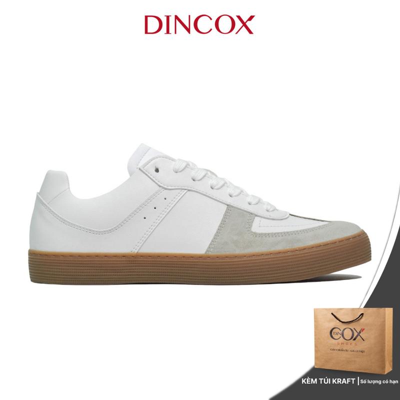 Giày Sneaker Da - GAT Shoes Nam Nữ DC36 White Gum Dincox Shoes Giày Đế Bằng