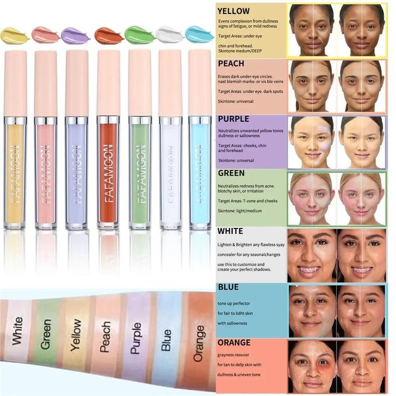 Mới 2.5ml Kem che khuyết điểm dạng lỏng Che mụn trứng cá Quầng thâm Kem nền Bao…
