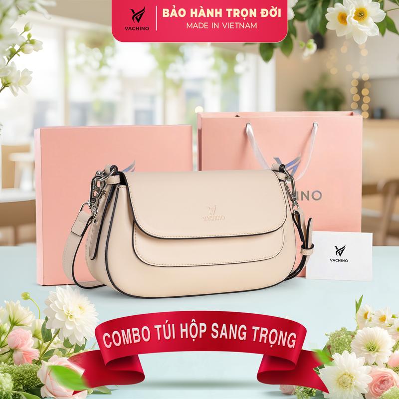 Túi vachino Túi nữ thiết kế tinh tế thời trang cao cấp - Túi xách đeo chéo da sang chảnh TX066