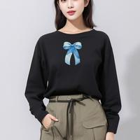 Gambar LTF59 Kaos Lengan Panjang Wanita Ladies "blue ribbon" Hitam - L dari THIRD DAY Kota Bandung 1 Tokopedia