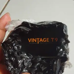 XTBC Alat Cukur Rambut Elektrik Rechargeable Model Naga T9Batas 1.5mm-4mm Tegangan 5V Baterai 1200mAh Anti Rusak Praktis Cepat Biru Sisir Merah Jenggot Mesin Kumis