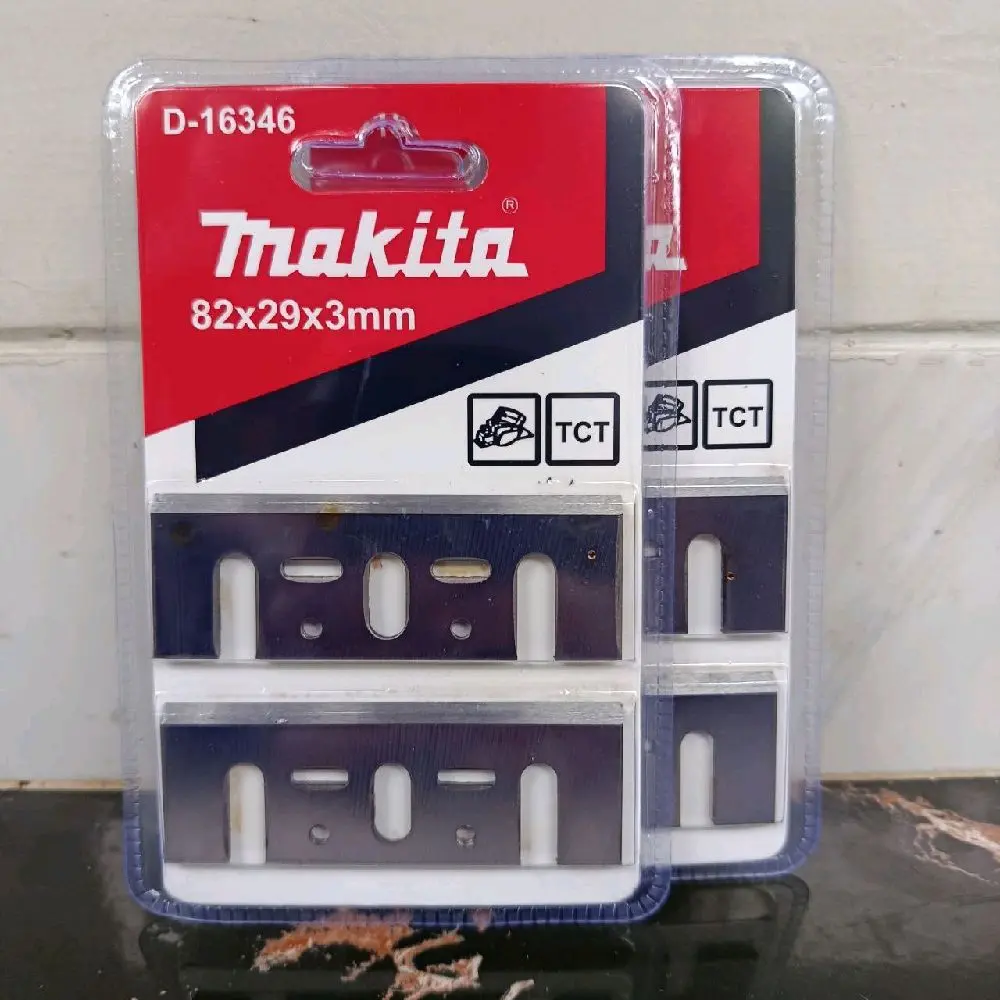 Makita D16346 Mata Pisau Mesin Pasah Serut Kayu 82x29x3mm TCT Asli