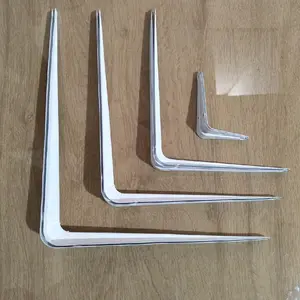 Siku Rak putih 1 pasang = 2 Biji/ Bracket TV / Siku rak penyokong / siku penyangga besi/ siku dinding L