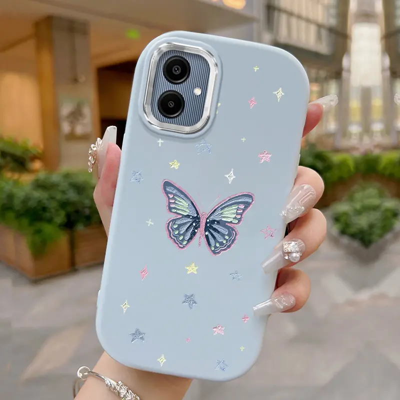 Casing Hp Untuk Samsung Galaxy A06 Case Kesing Cesing pola kupu-kupu Kasing Silikon lemak Softcase 0