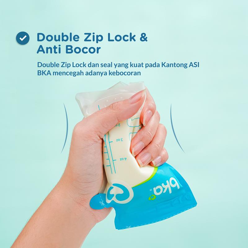 Kantong ASI BKA 120ml isi 30 Pcs/Box - Plastik ASI Double Thermal Sensor Technology 5