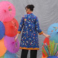 Gambar NONA RARA - Cindy Dress Tulis Betawi D0539, Dress kerja batik wanita modern - S dari Nona Rara Batik Kota Administrasi Jakarta Timur 4 Tokopedia