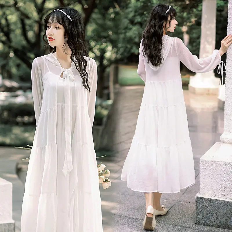 New fashionable lace chiffon dress