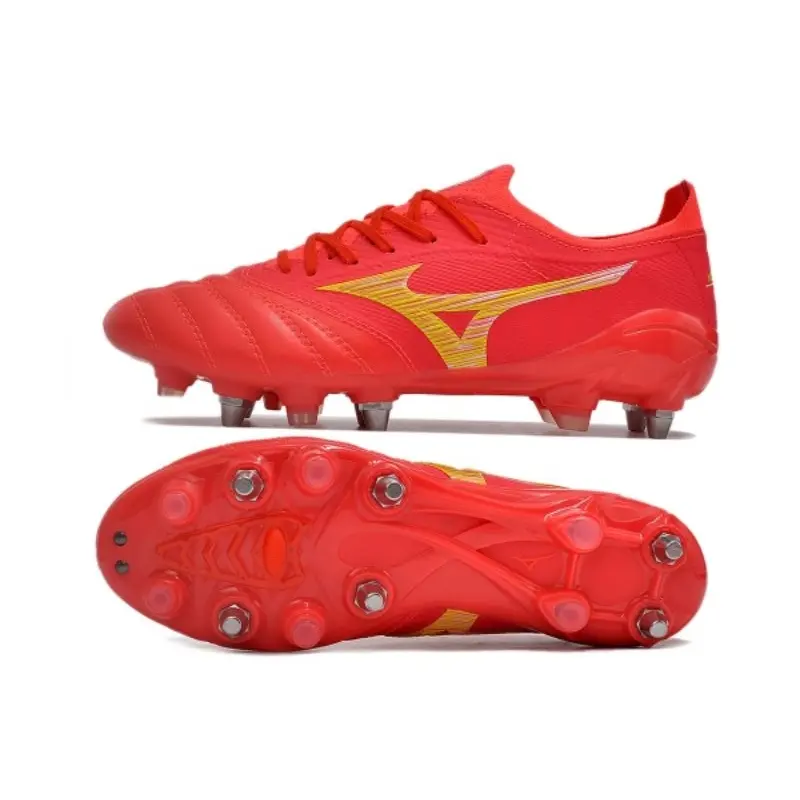Sepatu Bola Mizuno Morelia Neo IV Beta Anticlog Fiery Coral SG