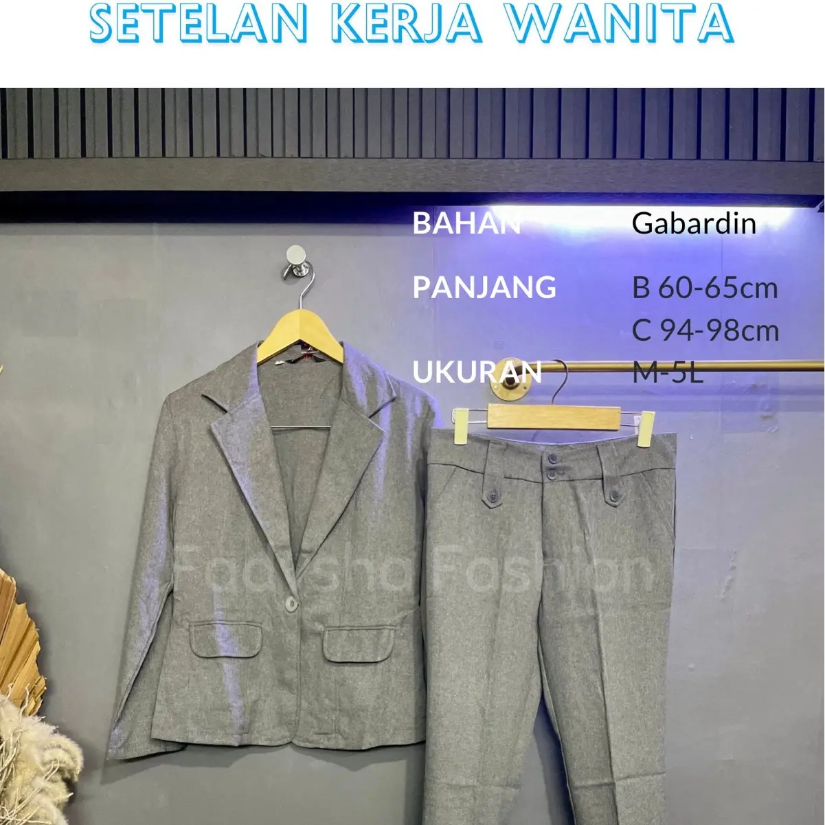 F2 || SETELAN KERJA WANITA || SETELAN BLAZER DAN CELANA WANITA