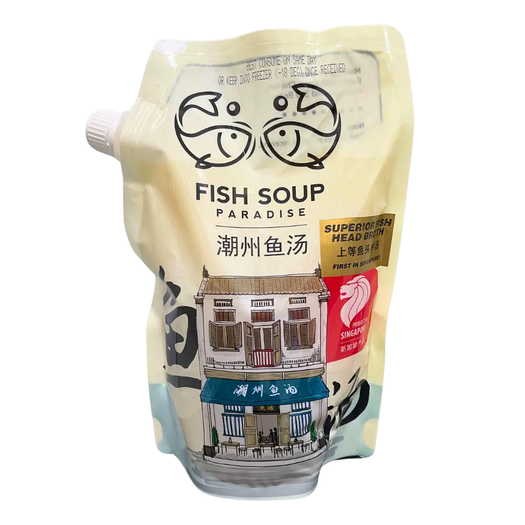 Fish Soup Paradise Superior Fish Head Broth 1L (Frozen) - Bundle of 2
