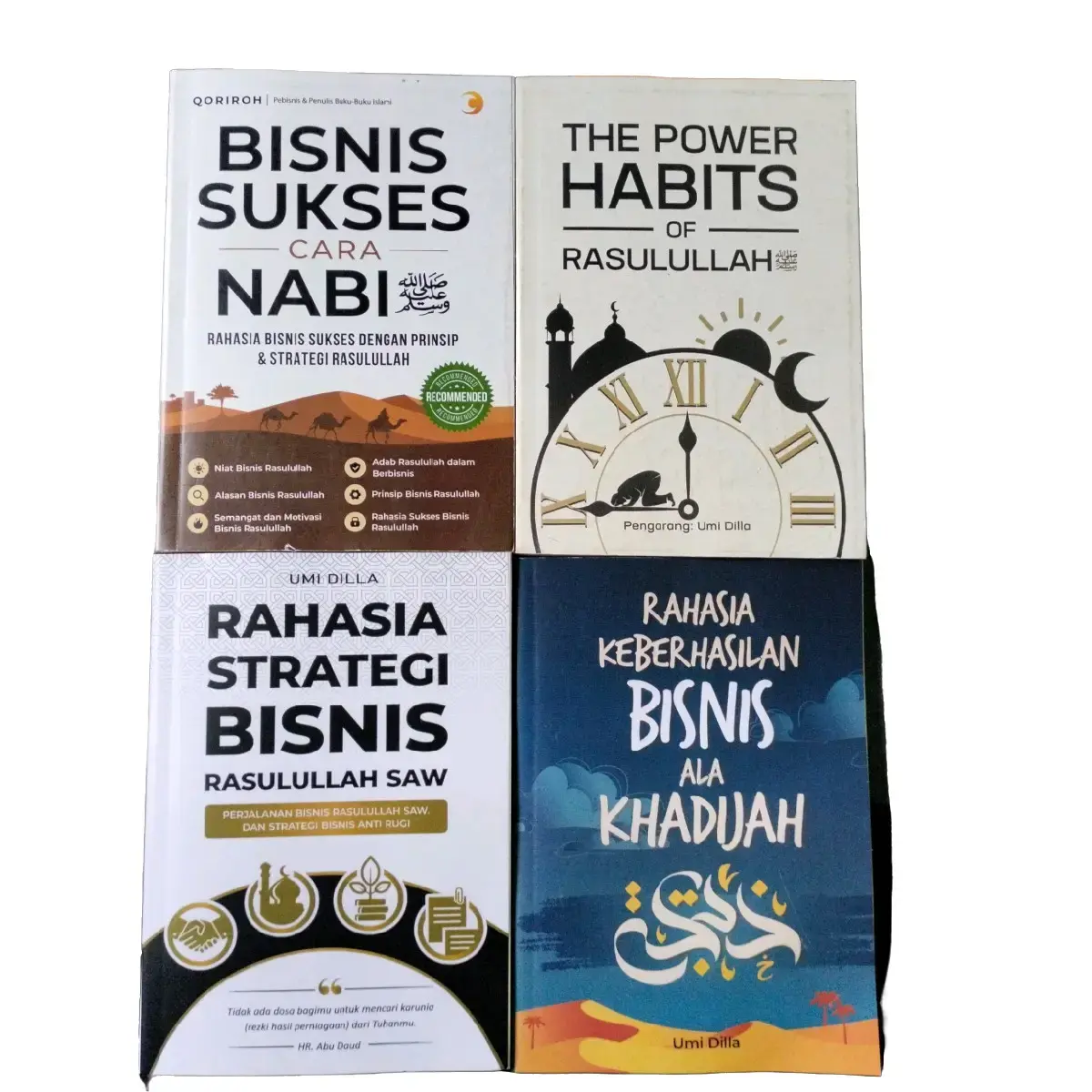 paket 4 buku best seller : BISNIS SUKSES NABI,HABITS RASULULLAH, STRATEGI BISNIS RASULULLAH, STRATEGI BISNIS KHADIJAH