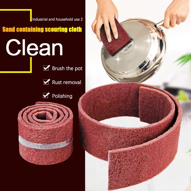 Miếng Cọ Rửa Nhà Bếp, Vải Lau Đa Năng, Dày Dặn, Miếng Cọ Rửa Loại Bỏ Gỉ Sét, Cho Nồi, Z3L4 0