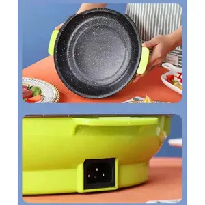 TERBARU!!! Grill Pan Listrik Anti Lengket Pemanggang Listrik Pemanggang Listrik Serbaguna Portable