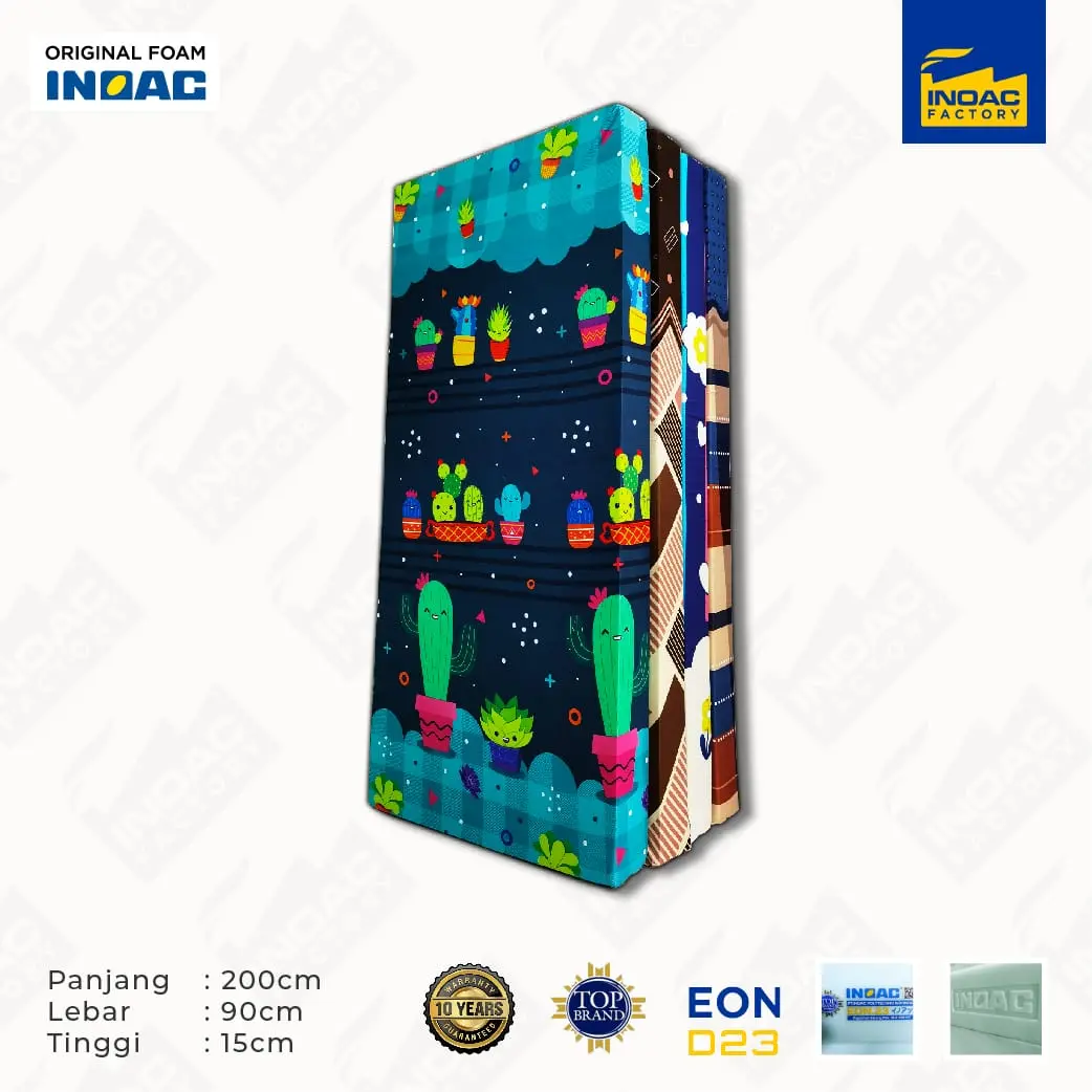 Kasur Busa Inoac 200x90x15 D23 Eon Garansi Resmi 10 Tahun  Japan Technology - original, Furniture Asli