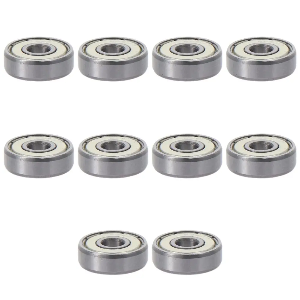 10pcs High Speed 626ZZ Deep Groove Ball Bearings Pre-lubricated Chrome Steel Double Sealed Bearings 6mm x 19mm x 6mm Miniature Ball Bearing Motors, Skateboards