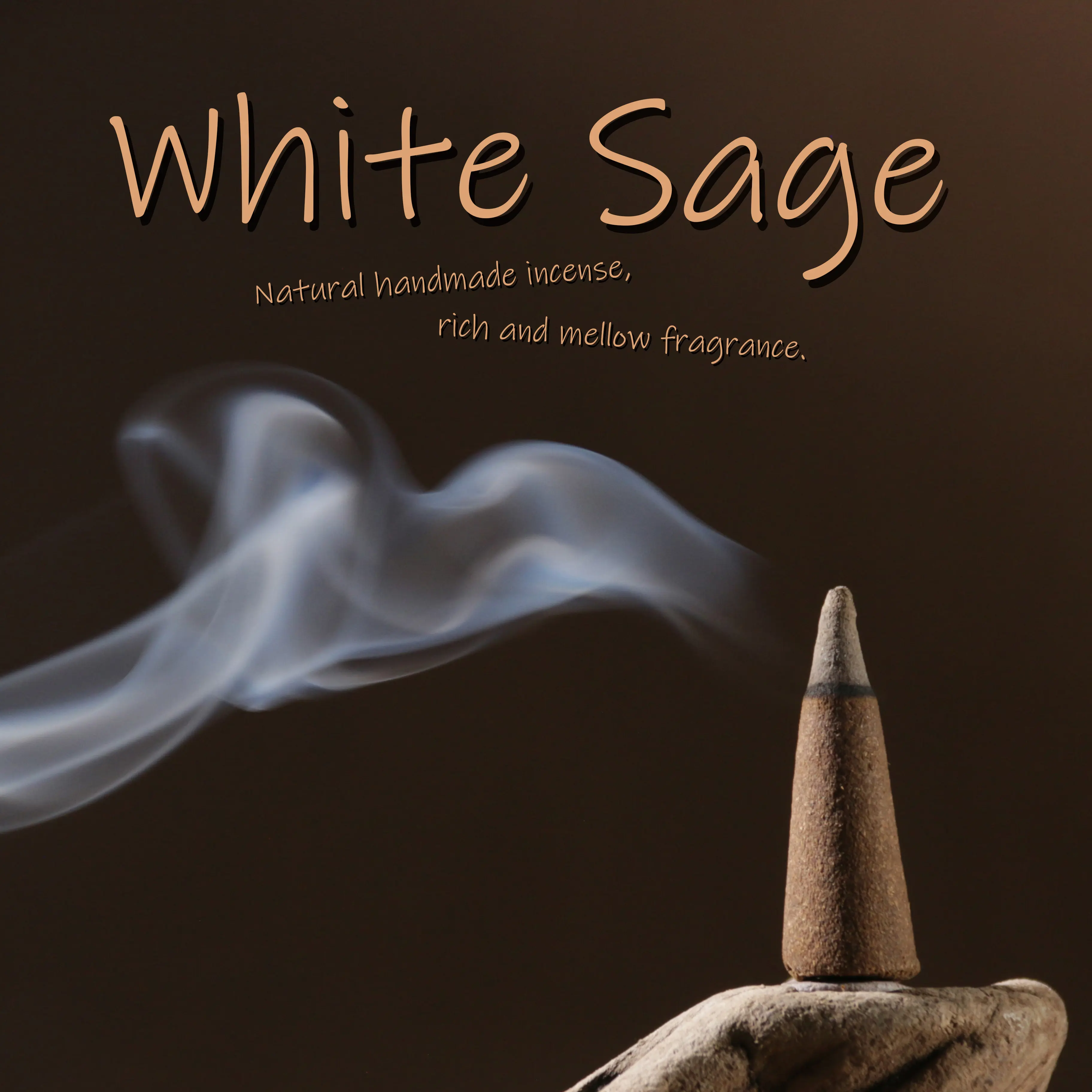 15 pcs in a box. Handmade White Sage Tower Incense For Energy Cleansing And Space Purification, Home Or Office Aromatherapy, Spa, Relaxation, Meditation, Yoga, Home Décor. Scent Scented Perfume Freshener Fragrance