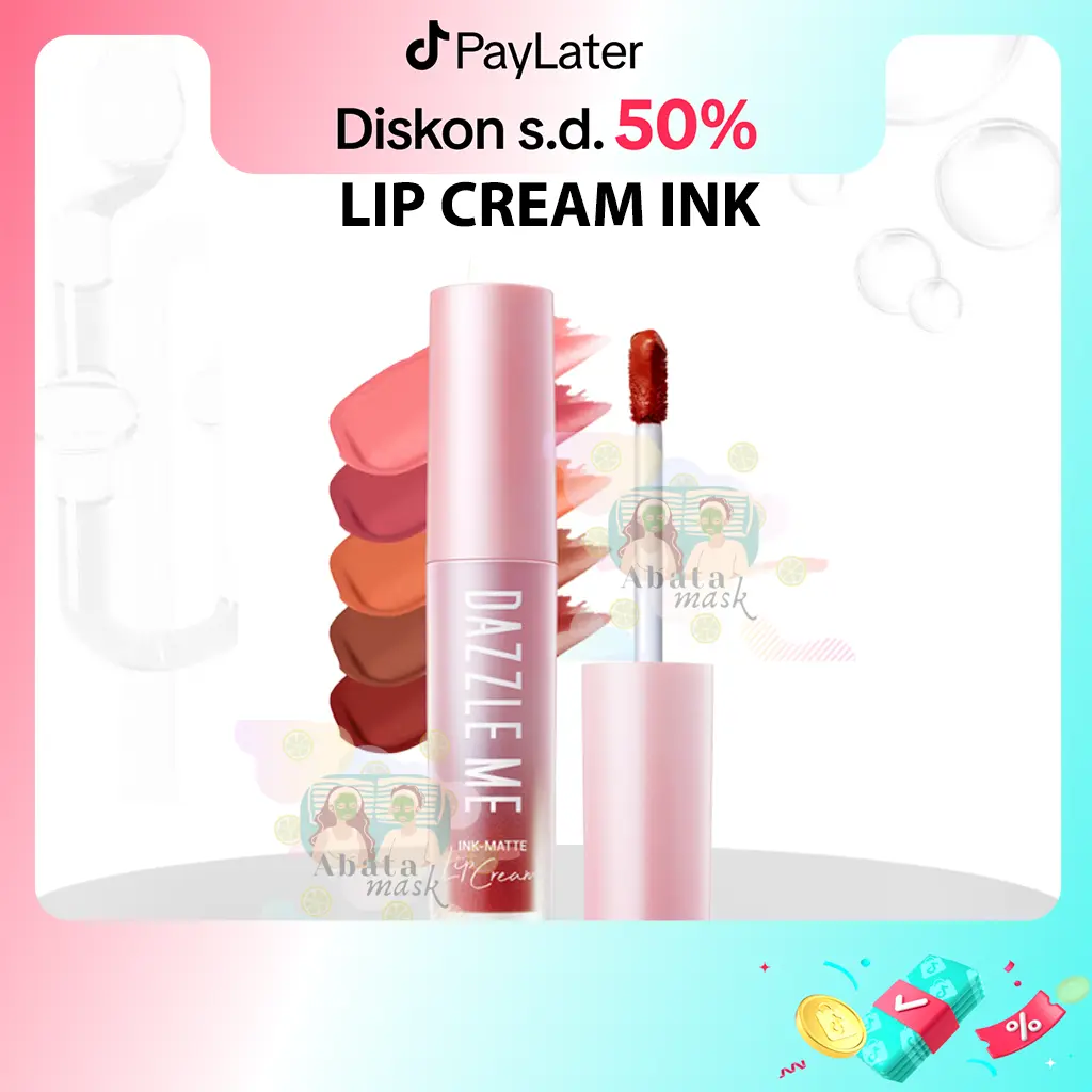DAZZLE ME [NEW LAUNCH] Ink-Matte Lip Cream | Comfy Matte Finish Long Lasting Liptint lip tint  anak sekolah