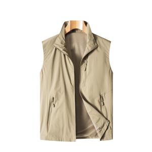 【機能美学】ノースリーブミニマリストベスト | 三次元テールリング | 通勤レイヤーリングに便利なツール | 「ワンピース神」ロゴなしベスト | 輸入アイスシルク素材 | ビジネスとレジャーで使えるレイヤーリング