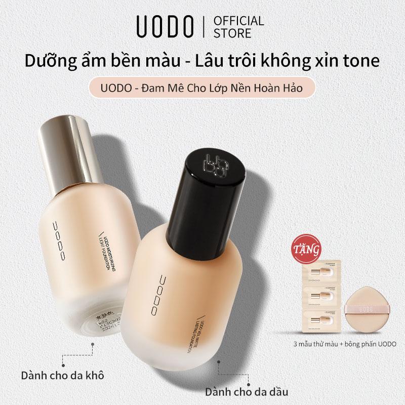 【Căng bóng hồng hào tự nhiên Kem Nền UODO 30ml,kem nền kiềm dầu tốt Kiểm Soát Dầu Kết cấu dạng kem,Lâu Trôi Không Thấm Nước Chống Mồ Hôi Kem Che Khuyết Điểm Cosmetic Mỹ Phẩm glow
