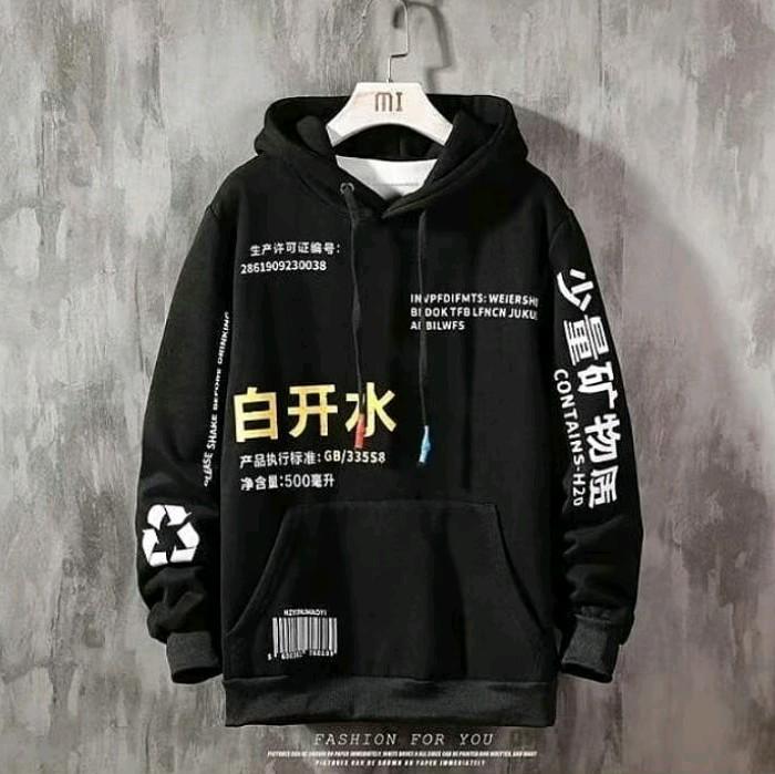 Terlaris Sweater Hoodie Korea Mod l Baru  Pria Wanita Bahan Lembut Tebal Keren Panjang Tangan Distro Unisex Fleece Sports Loose-fitting vneck short sleeve willow green t-shirt 3