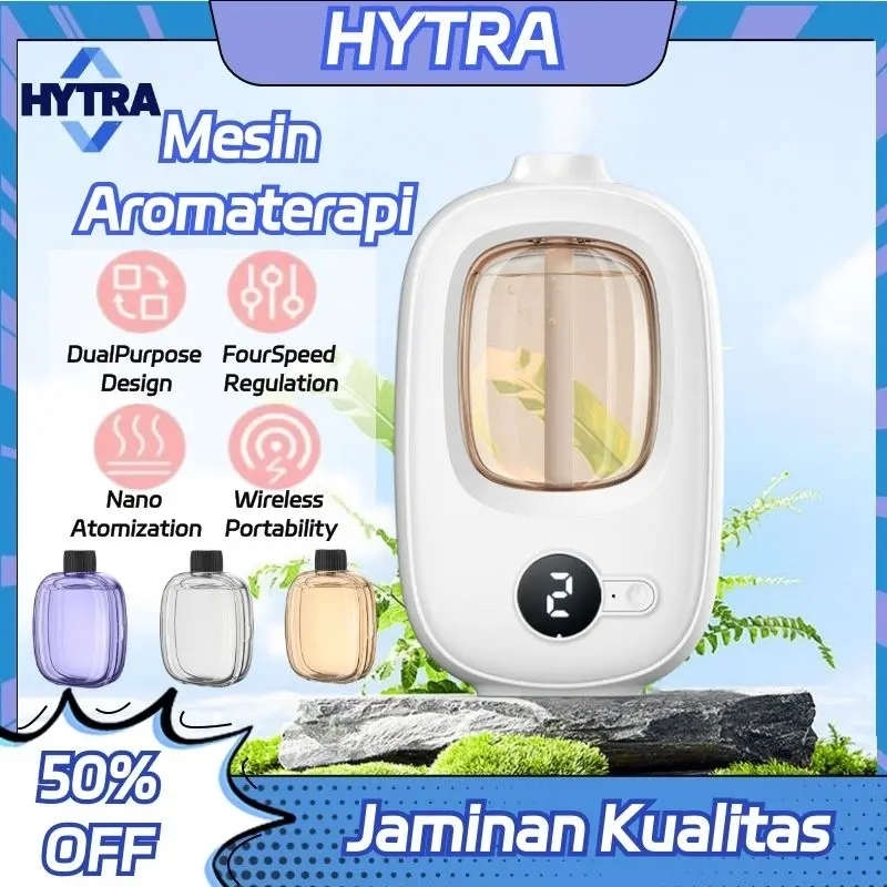 HYTRA Diffuser Pengharum Ruangan Otomatis Aromaterapi Essential Oil Pewangi Kamar Tidur Aesthetic