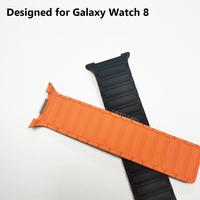 Gambar Silicone Magnetic Strap for Samsung Galaxy Watch 8 Classic Getgard Silikon Tali Jam Magnet Band - Black dari GET-WID Kota Administrasi Jakarta Barat 5 Tokopedia