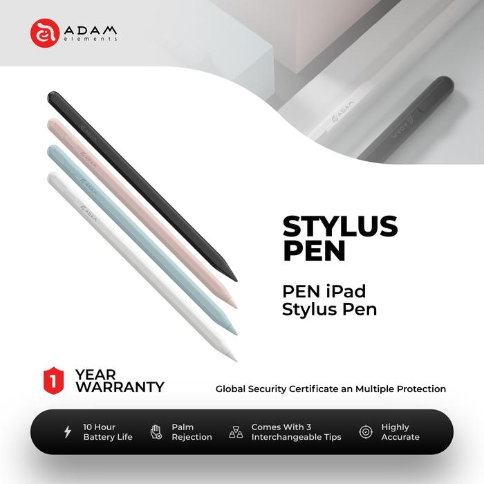 Gambar ADAM elements PEN iPad Stylus Pen - White dari ADAM elements Official Store Kota Administrasi Jakarta Barat Tokopedia