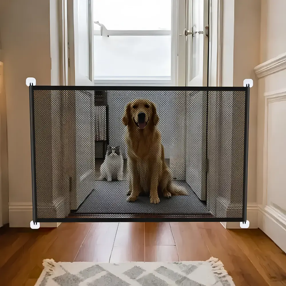 Jaring Penghalang Pintu Pagar Kandang Hewan Kucing Anjing Magic Gate