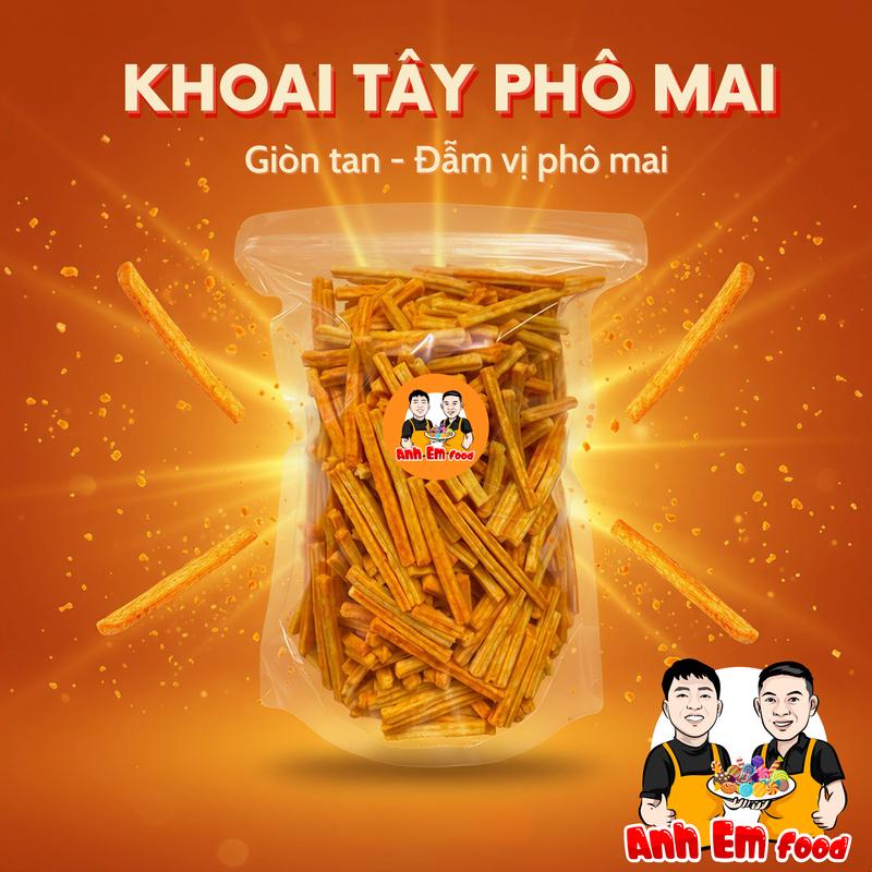 Khoai Tây Phô Mai - Đồ Ăn Vặt Anh Em Food Snack