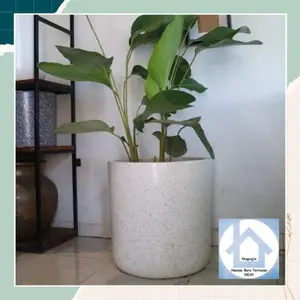 Pot Marmer Teraso tanaman estetik glossy