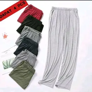 4Pcs Celamis Los/ Celana Dalaman Gamis / Celamis Los Kaos / Inner Gamis Los Dewasa Bawahan