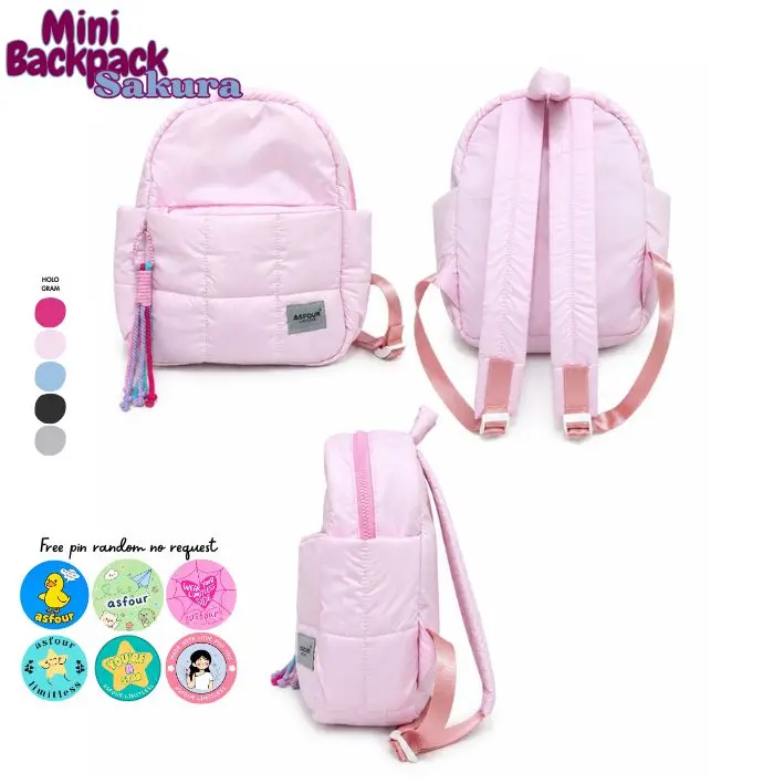 SAKURA asfour - Sakura mini backpack tas sekolah ransel mini sekolah anti air Bags Wanita Backpack