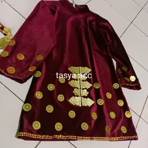 baju penari bahan bludru karet