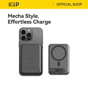 KiiP EW54 Powerbank Magnetic Magsafe 20W Fast Charging Type C PD 10000 mAh Pengisi Baterai  Telepon Ponsel mengisi banyak perangkat tipe c