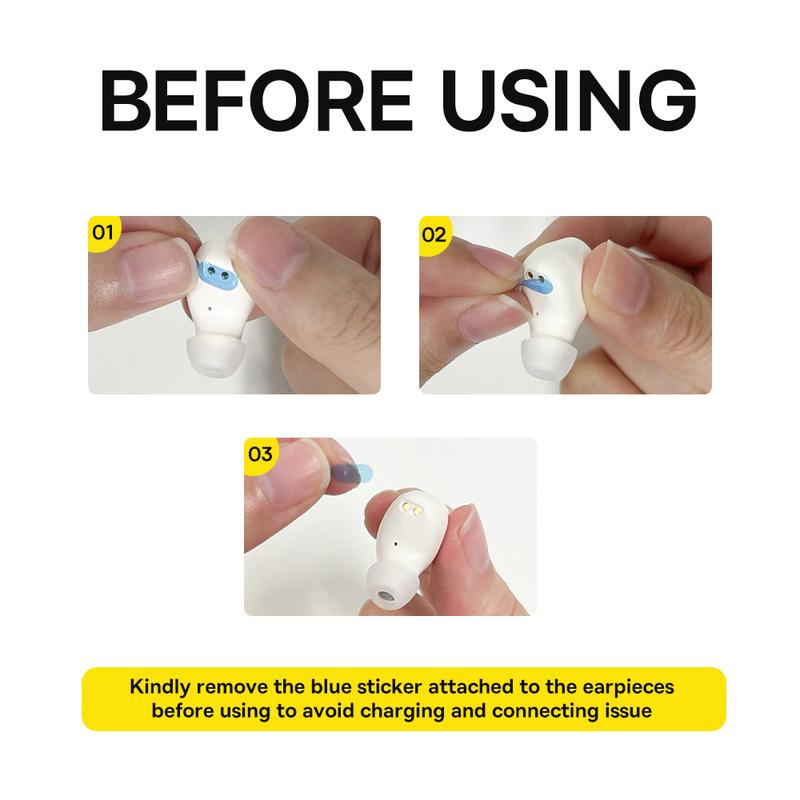 Product Introduction of Baseus Bowie pw02 TWS 5.3 Bluetooth earbuds smart noise reduction in-ear headset built-in microphone touch control true wireless earphone strong Bass Audio earphones 18