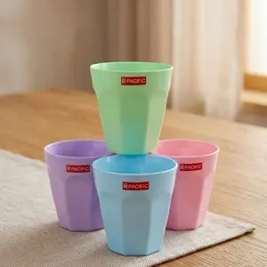 Pacific Gelas Estetik 250ml Warna Pastel Aman Untuk Minum BPA Free Desain Menarik dan Nyaman
