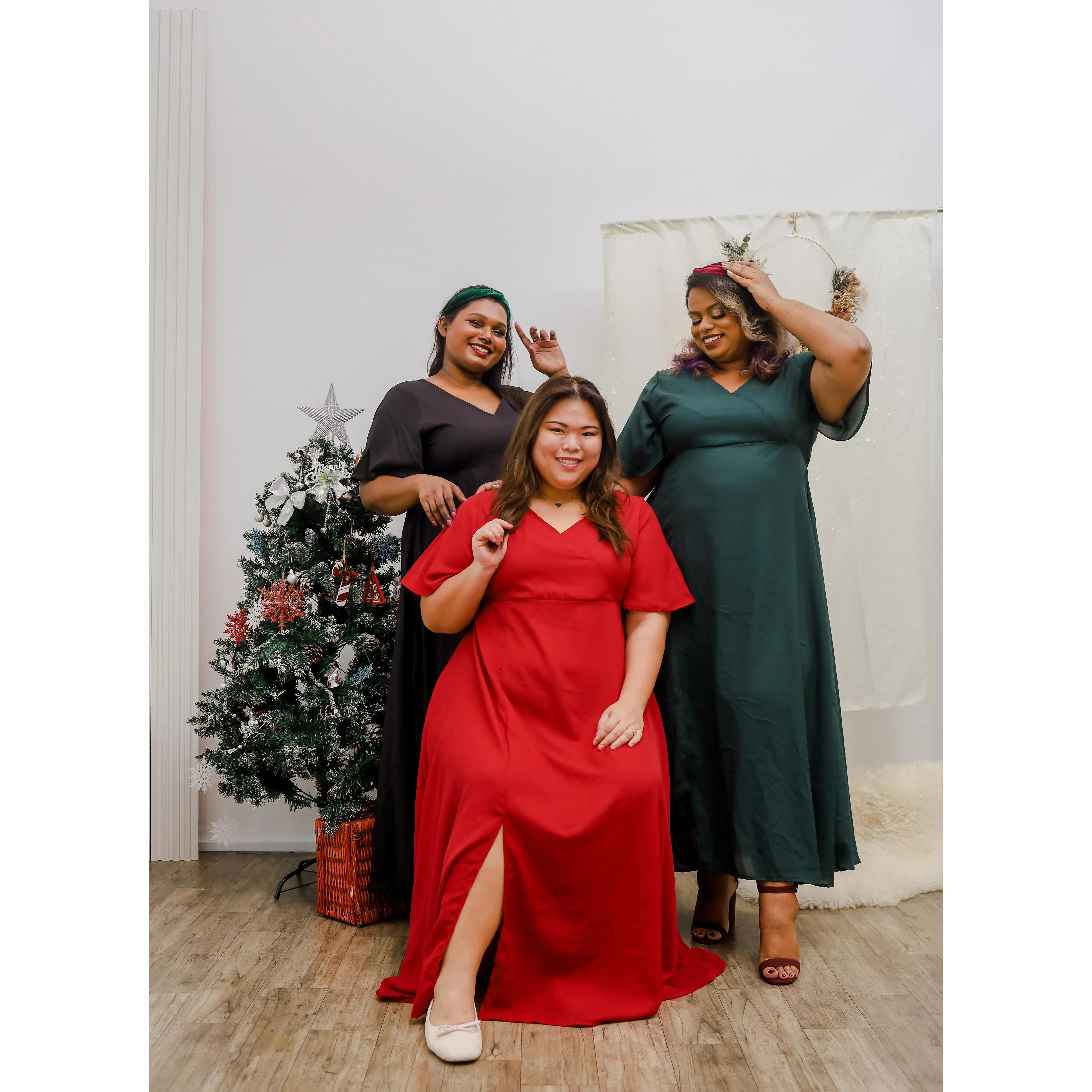 [TCC] Plus Size Slit Maxi Dress, Casual, Formal Dress
