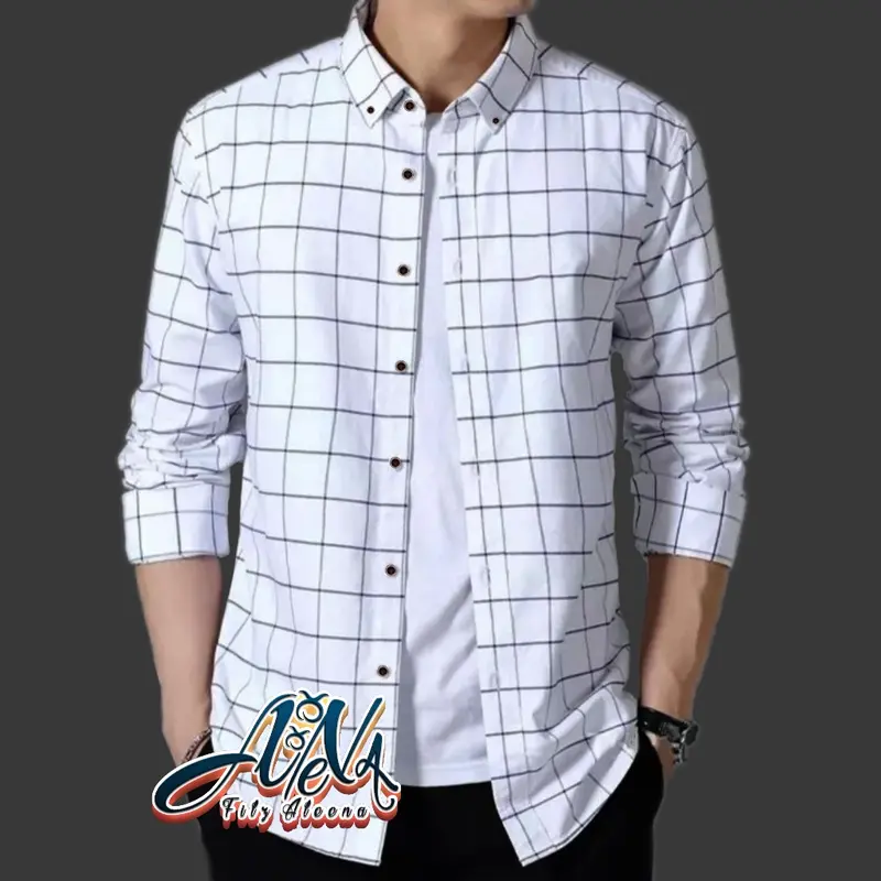 Kemeja Flanel Impor Pria Kualitas Premium Lengan Panjang Unisex Hem Flannel Baju Flanel 6