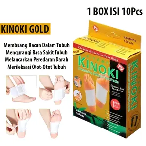 Koyo Kaki Kinoki GOLD / Kinoki Koyo Kesehatan Detox Toksin Ampuh Buang Racun / DETOK Penyerap Detox Racun Foot Patch